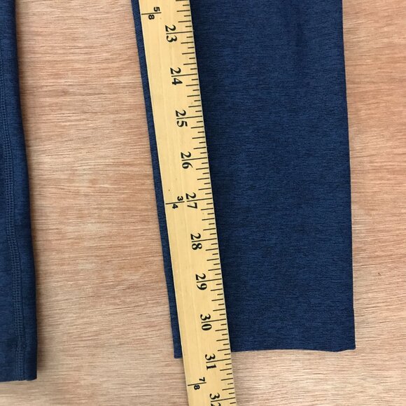 Outdoor Voices Legging Women S Blue Black Colorblock Mid Rise Hip Pocket Yoga - Picture 6 of 11